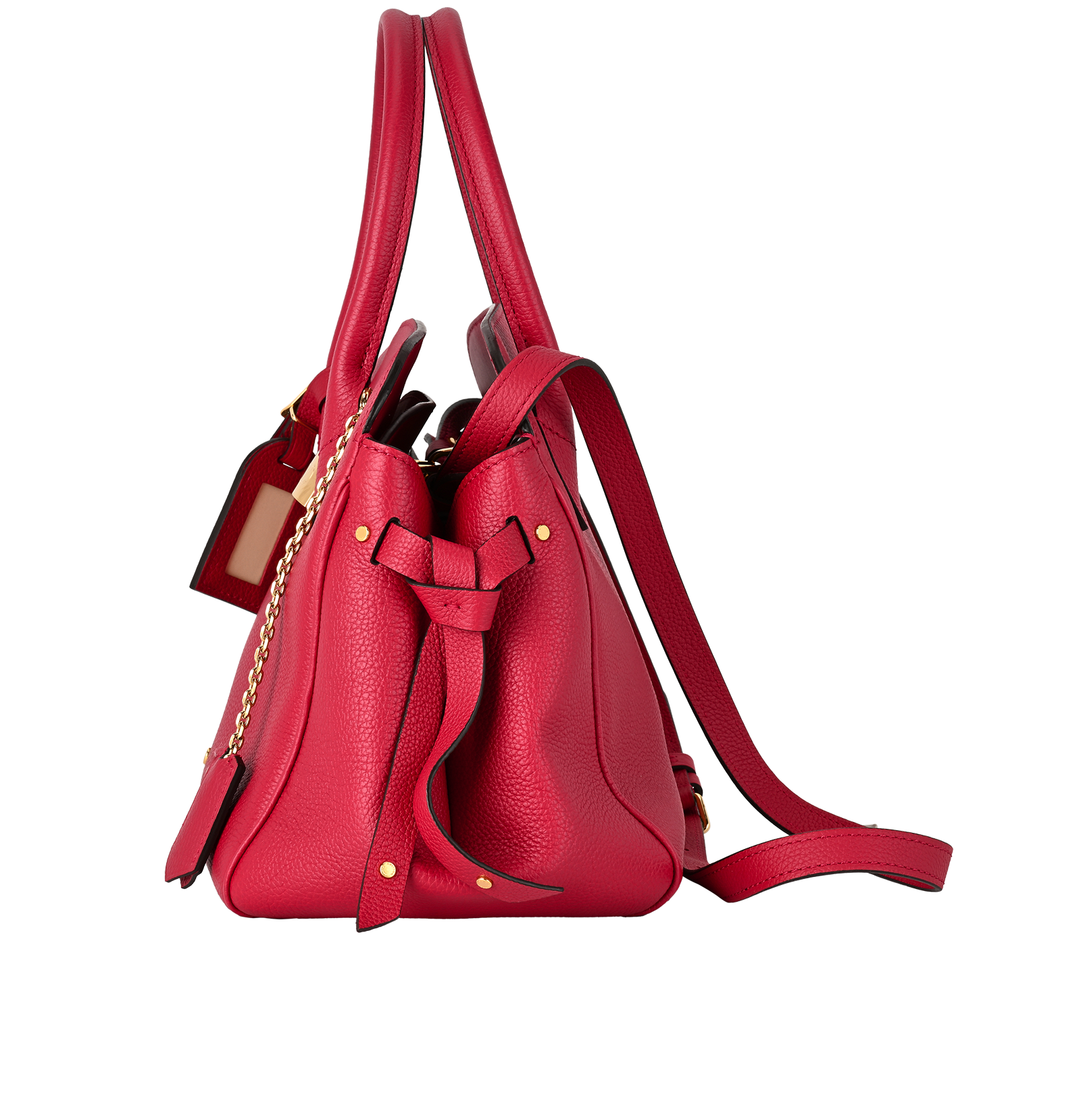 Milla PM, &pound;1,200, Handbags, Red, Leather, Bottom view